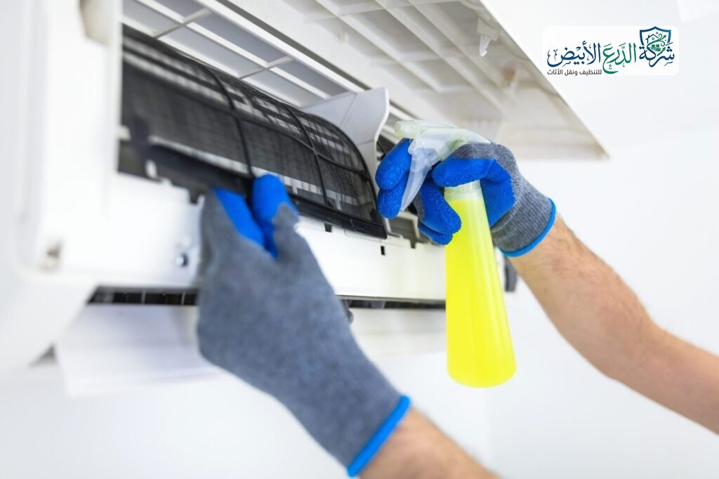 شركة تنظيف مكيفات سبليت بالرياض | شركة الدرع الأبيض