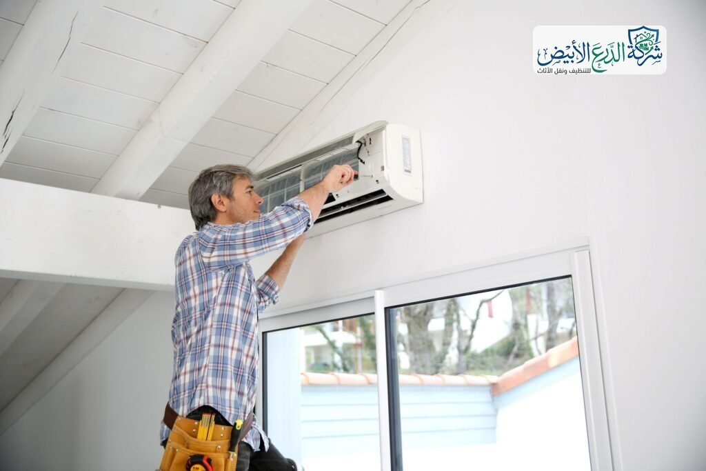 شركة صيانة مكيفات سبليت بالرياض | شركة الدرع الأبيض